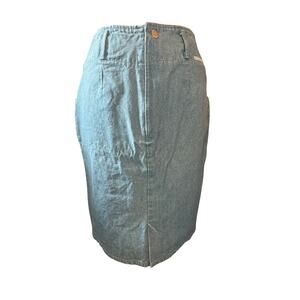 Organically Grown Vintage 80's Denim Skirt Size 7